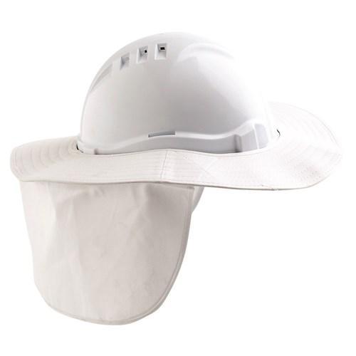 Pro Choice Hard Hat Brim - Polyester  - HHB PPE Pro Choice WHITE  